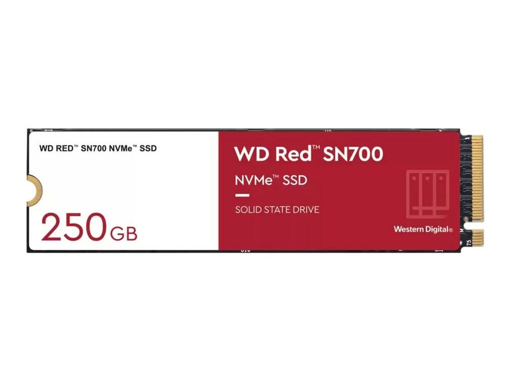 Western Digital WD Red SN700 | 250GB M.2 NVMe SSD | PCIe 3.0 x4 | Voor NAS-systemen