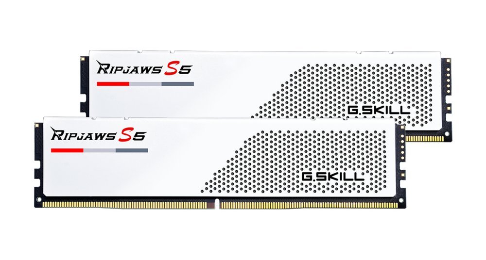 G.Skill Ripjaws S5 Wit | 32GB 2x16GB DDR5 | 5200MHz | DIMM | CL36 | Geheugenmodule | RAM