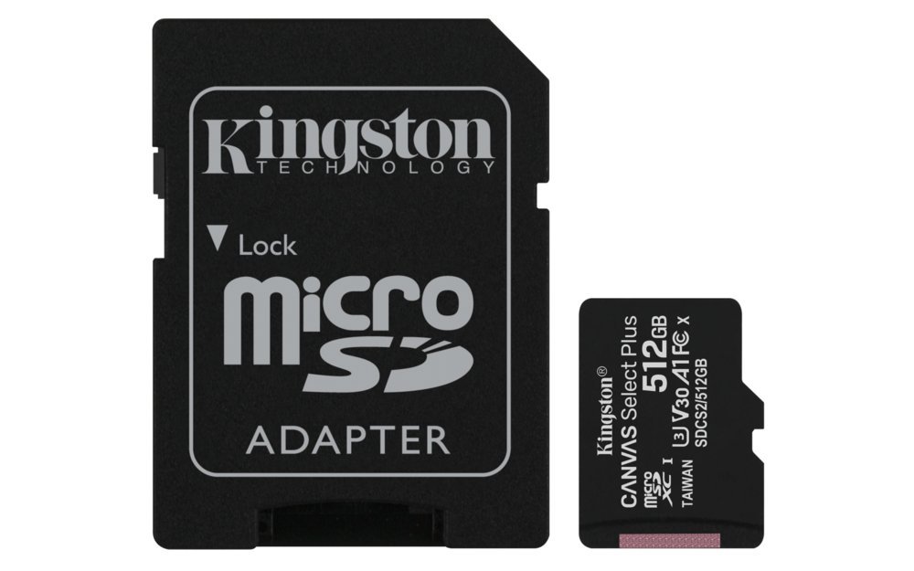 Kingston Canvas Select Plus | SDXC | 512GB | Class 10 | UHS-I U1 - Afbeelding 4