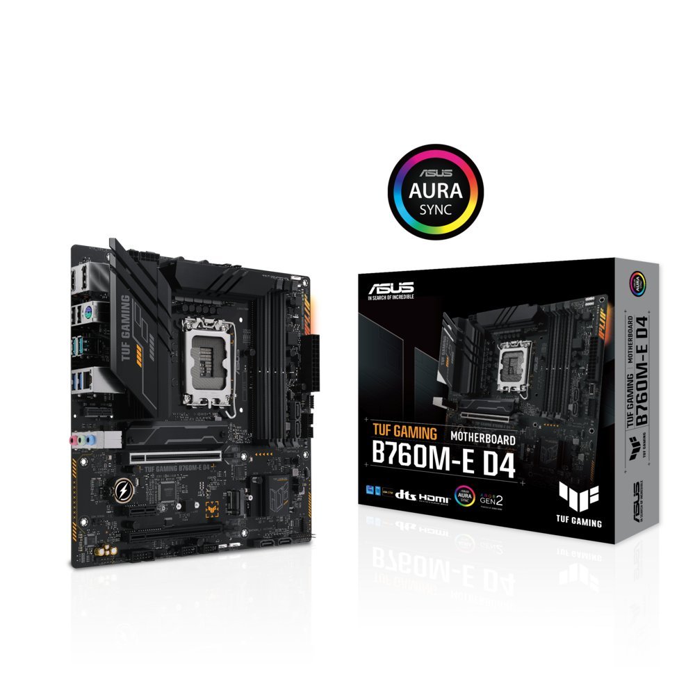 ASUS TUF GAMING B760M-E D4 | Socket LGA 1700 | Intel B760 | 4xDDR4 | Micro-ATX | Moederbord - Afbeelding 4