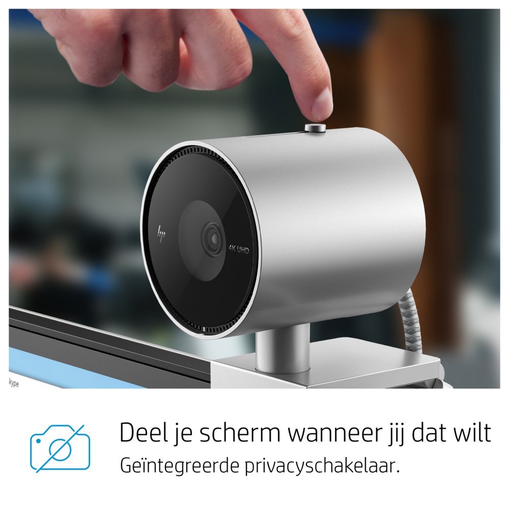 HP 950 UHD | 4K 30FPS USB Webcam met Microfoon - Afbeelding 13