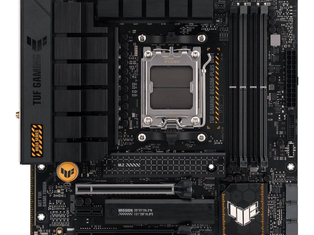 ASUS TUF GAMING B650M-PLUS WIFI | AMD B650 | Socket AM5 | Micro-ATX Moederbord
