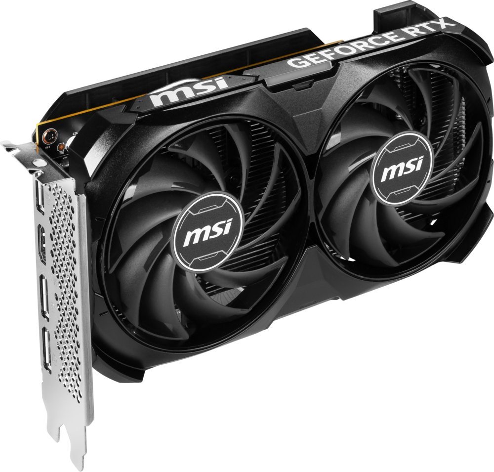 MSI GeForce RTX 4060 Ventus 2X Black OC | 8GB GDDR6 VRAM | Videokaart | GPU | Nvidia - Afbeelding 4