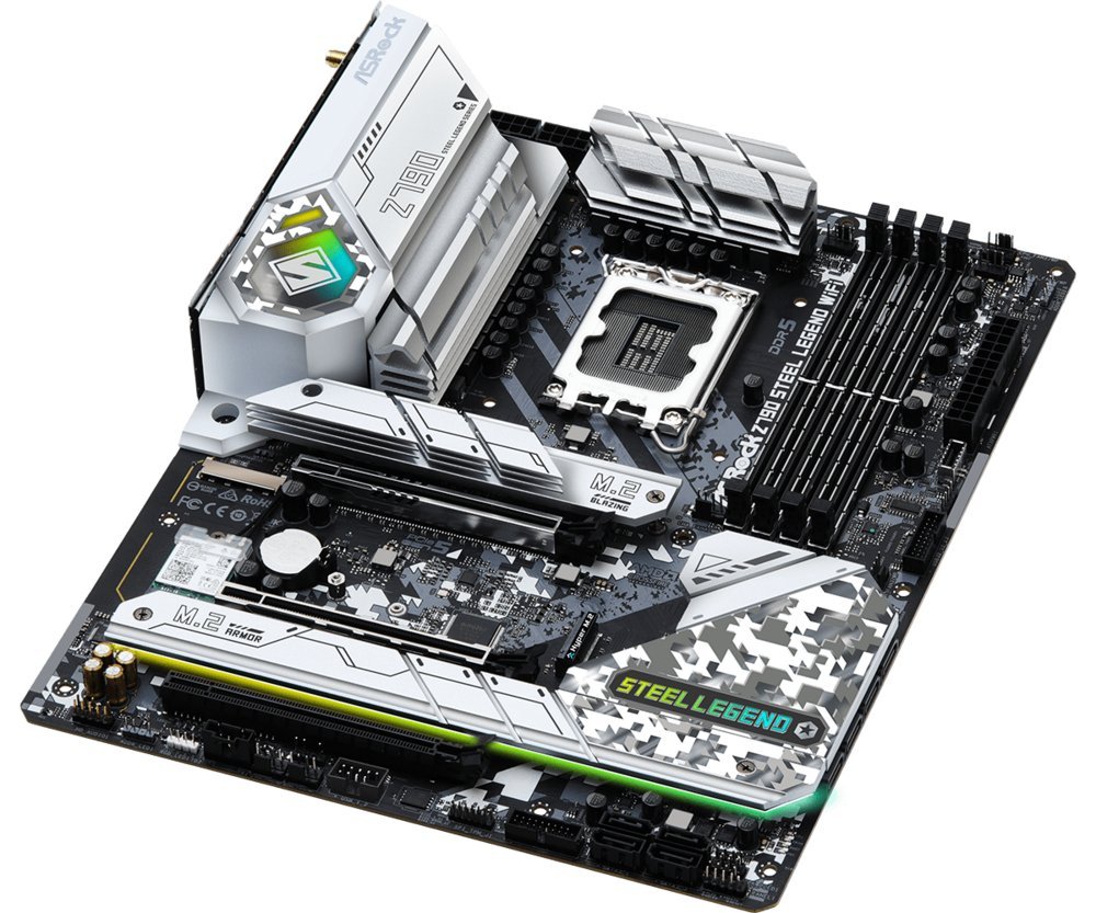 Asrock Z790 Steel Legend WiFi | Socket LGA 1700 | Intel Z790 | 4xDDR5 | ATX | Moederbord - Afbeelding 5