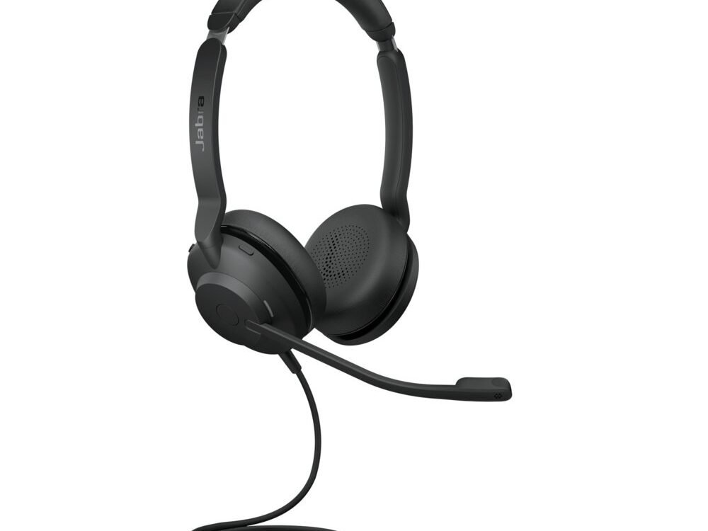 Jabra Evolve2 30 UC | Mono Bedrade On-Ear Headset USB-C | Zwart