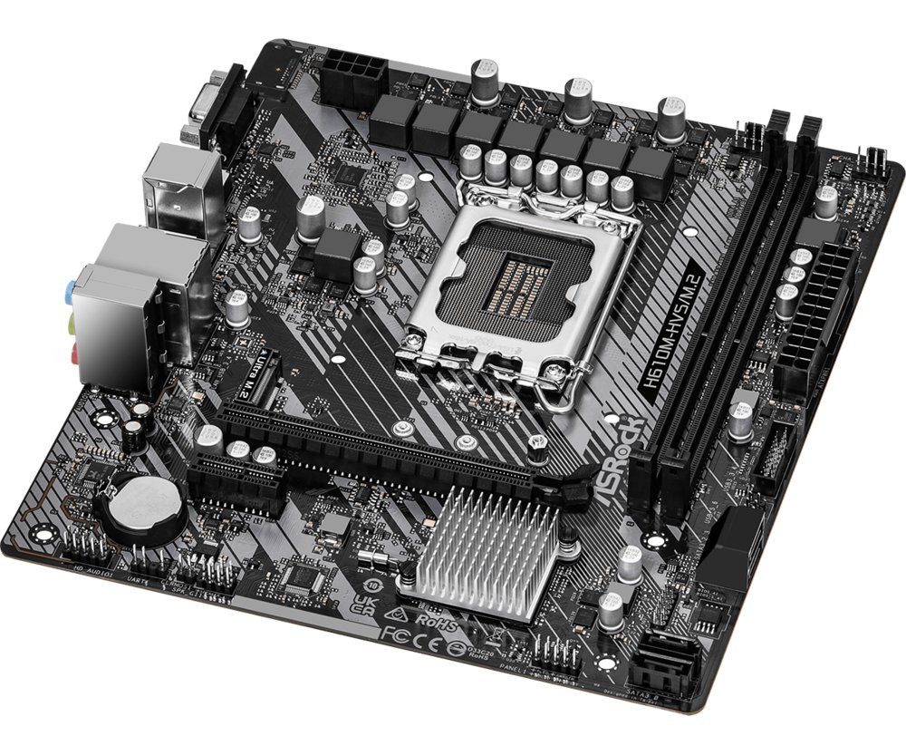 Asrock H610M-HVS/M.2 R2.0 | Socket LGA 1700 | Intel H610 | 4xDDR4 | Micro-ATX | Moederbord - Afbeelding 4
