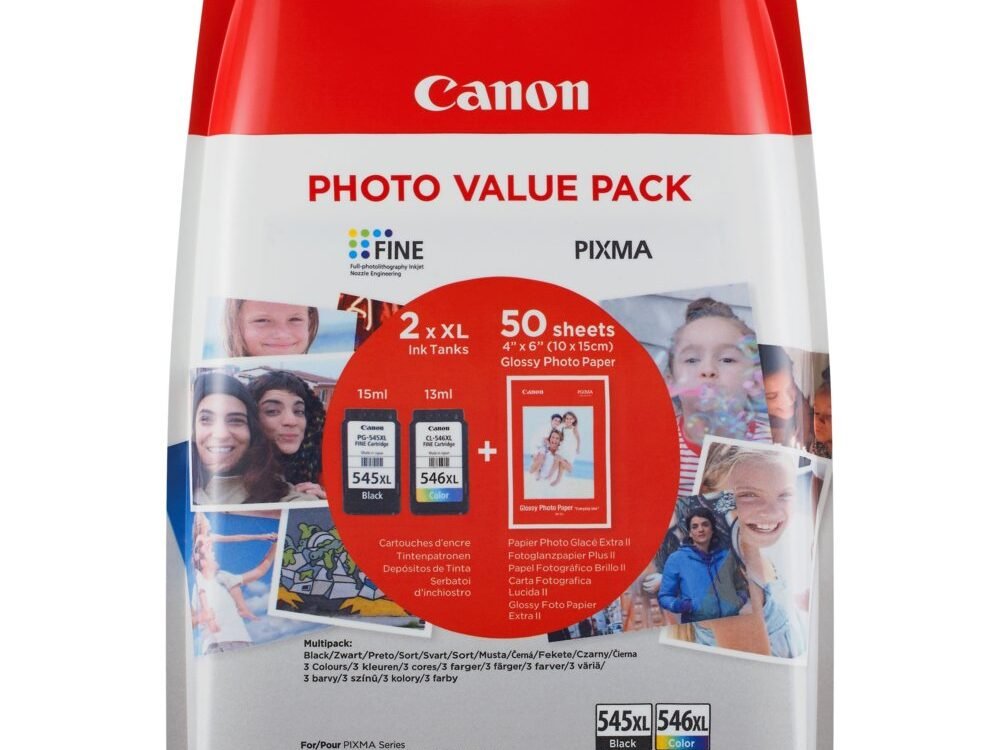 Canon 8286B006 | Originele High (XL) Rendement Zwart/Cyaan/Geel/Magenta Inktcartridges | 2-Pack