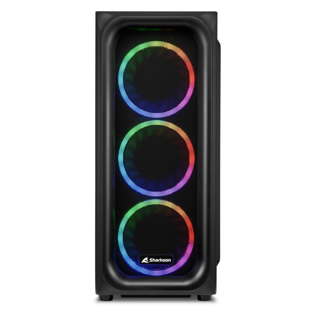 Sharkoon TK5M RGB | Midi Tower Case | Zwart - Afbeelding 3