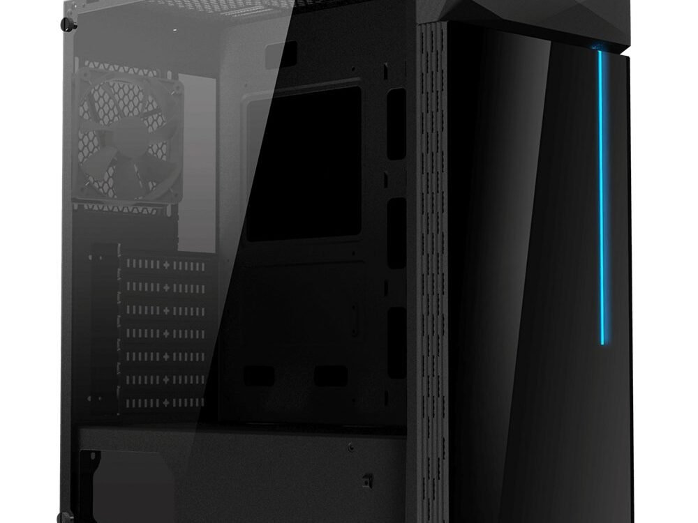 Gigabyte C200 | Midi Tower Behuizing | Zwart | ATX | RGB Verlicht Frontpaneel