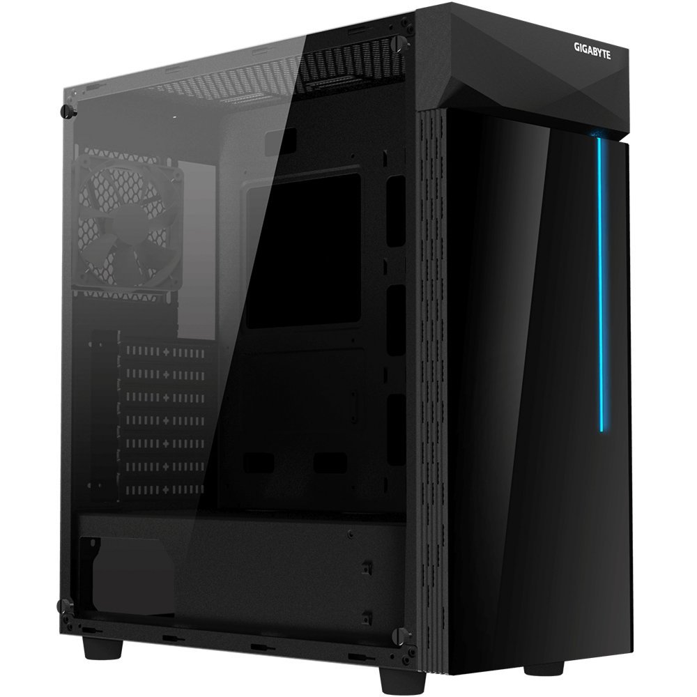 Gigabyte C200 | Midi Tower Behuizing | Zwart | ATX | RGB Verlicht Frontpaneel