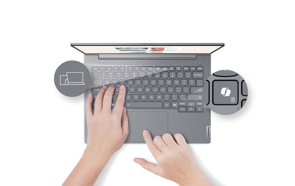 Lenovo ThinkBook 14 G8 | 14" WUXGA IPS (1920x1200) | Intel Core Ultra 7 255H | 16GB DDR5 RAM | 512GB SSD | Windows 11 Professional - Afbeelding 4