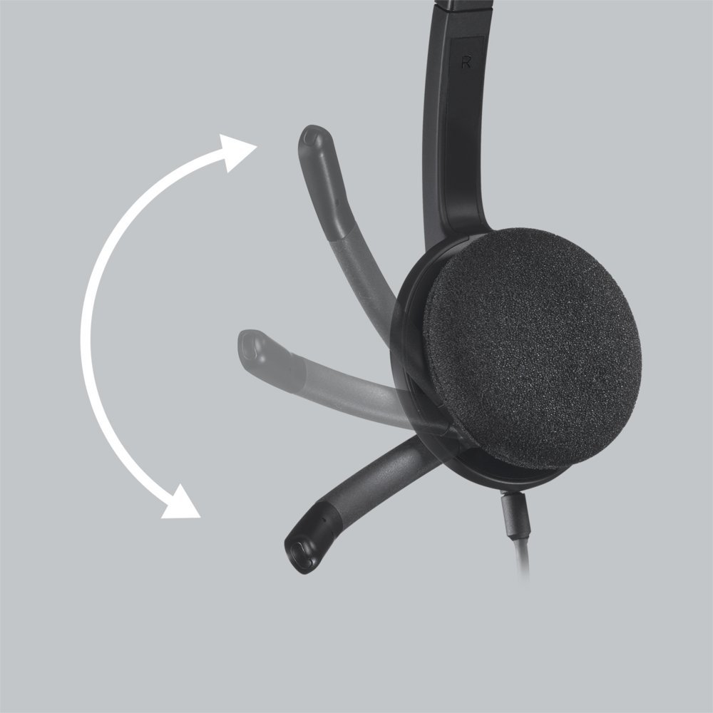 Logitech H340 | Bedrade On-Ear USB Headset | Zwart - Afbeelding 15