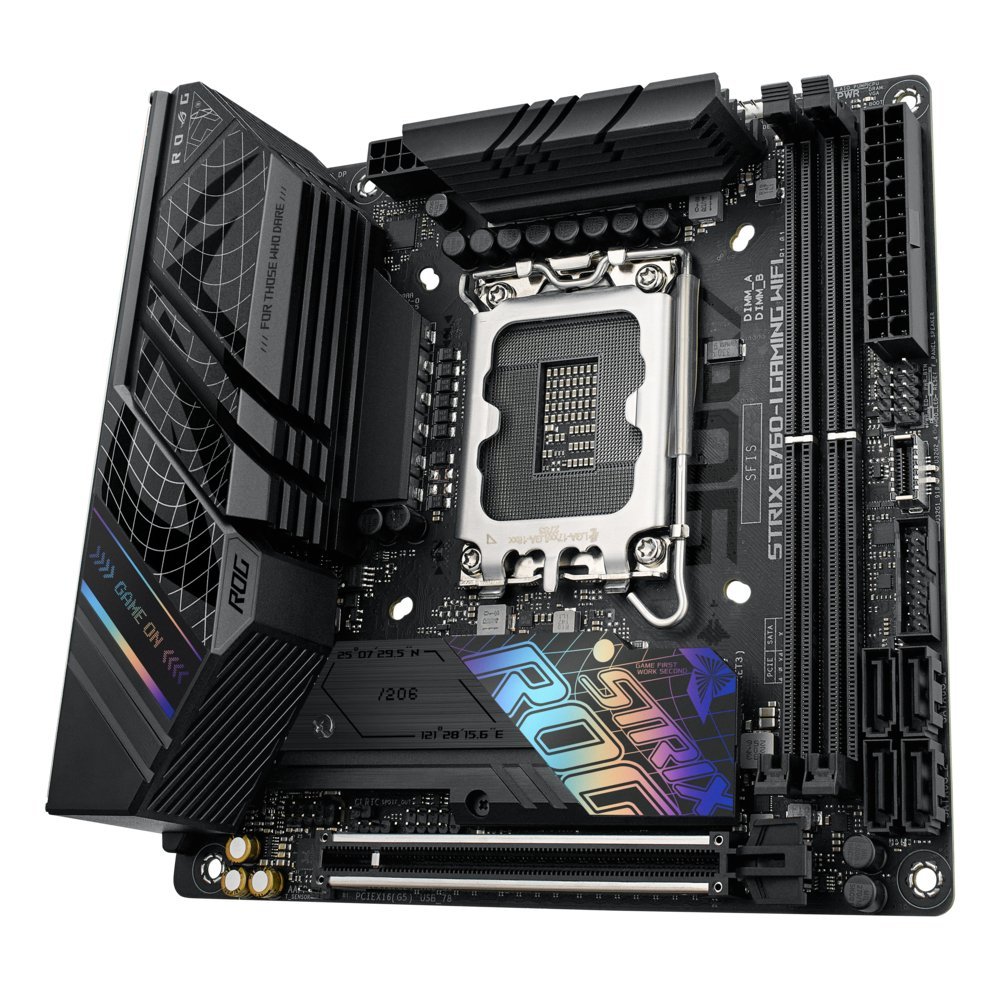 ASUS ROG STRIX B760-I GAMING WIFI | Socket LGA 1700 | Intel B760 | 2xDDR5 | Mini-ITX | Moederbord - Afbeelding 9