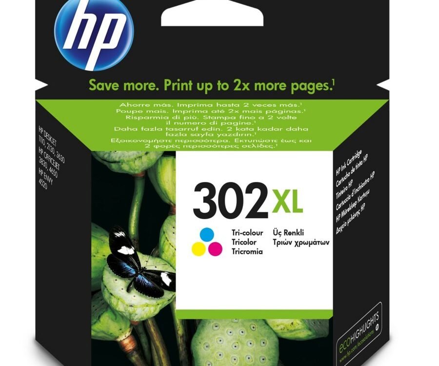 HP 302XL | Originele High-Capacity Drie-Kleuren Inktcartridge
