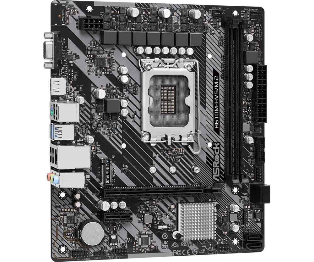 Asrock H610M-HVS/M.2 R2.0 | Socket LGA 1700 | Intel H610 | 4xDDR4 | Micro-ATX | Moederbord - Afbeelding 5