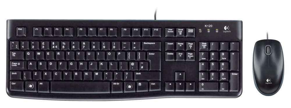 Logitech LGT-MK120 | Bedrade Muis en Toetsenbordcombo | QWERTY