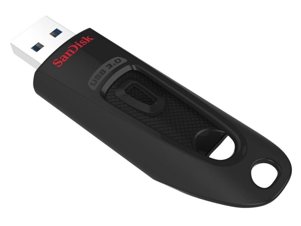 SanDisk Ultra | 128GB USB-A 3.2 Flash Drive | Zwart