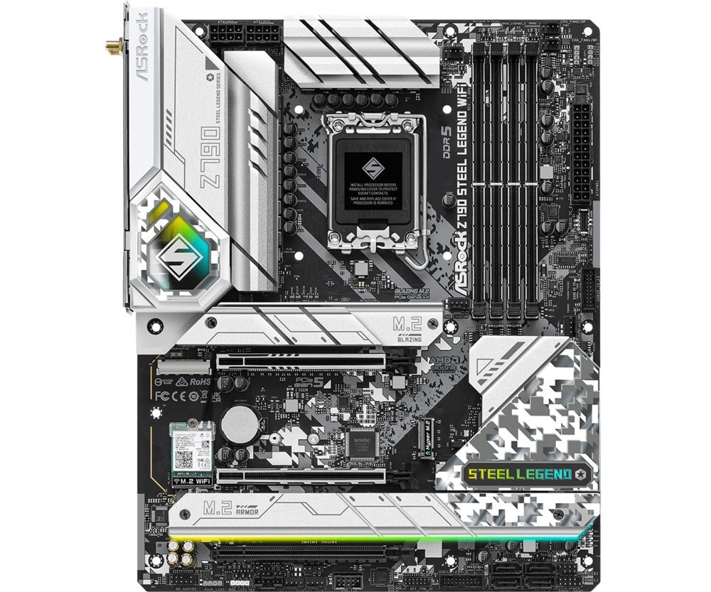 Asrock Z790 Steel Legend WiFi | Socket LGA 1700 | Intel Z790 | 4xDDR5 | ATX | Moederbord - Afbeelding 3