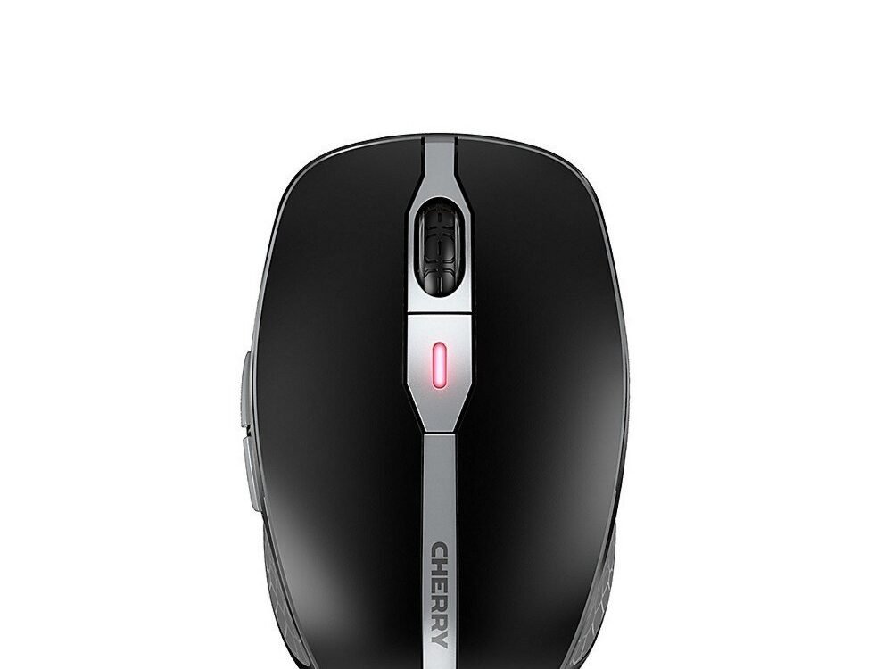 Cherry MW 9100 | Draadloze Muis | Links- en Rechtshandig | RF + Bluetooth | 2400 DPI | Zwart
