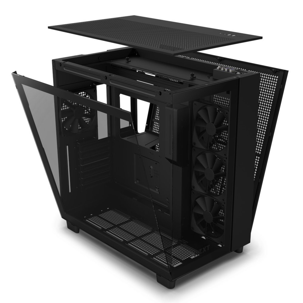 NZXT H9 Flow | Midi Tower Case | Zwart - Afbeelding 6