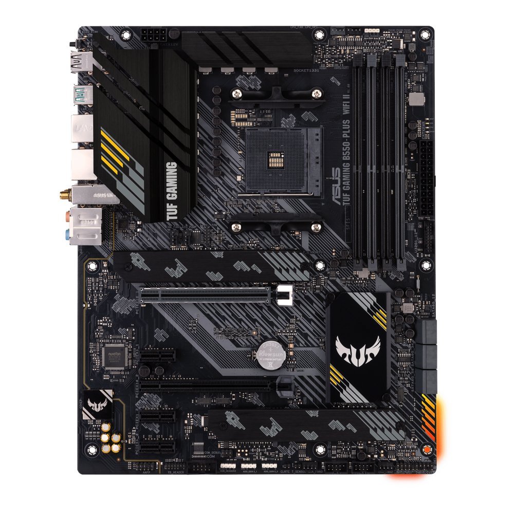 ASUS TUF GAMING B550-PLUS WIFI II | Socket AM4 | AMD B550 | 4xDDR4 | ATX | Moederbord