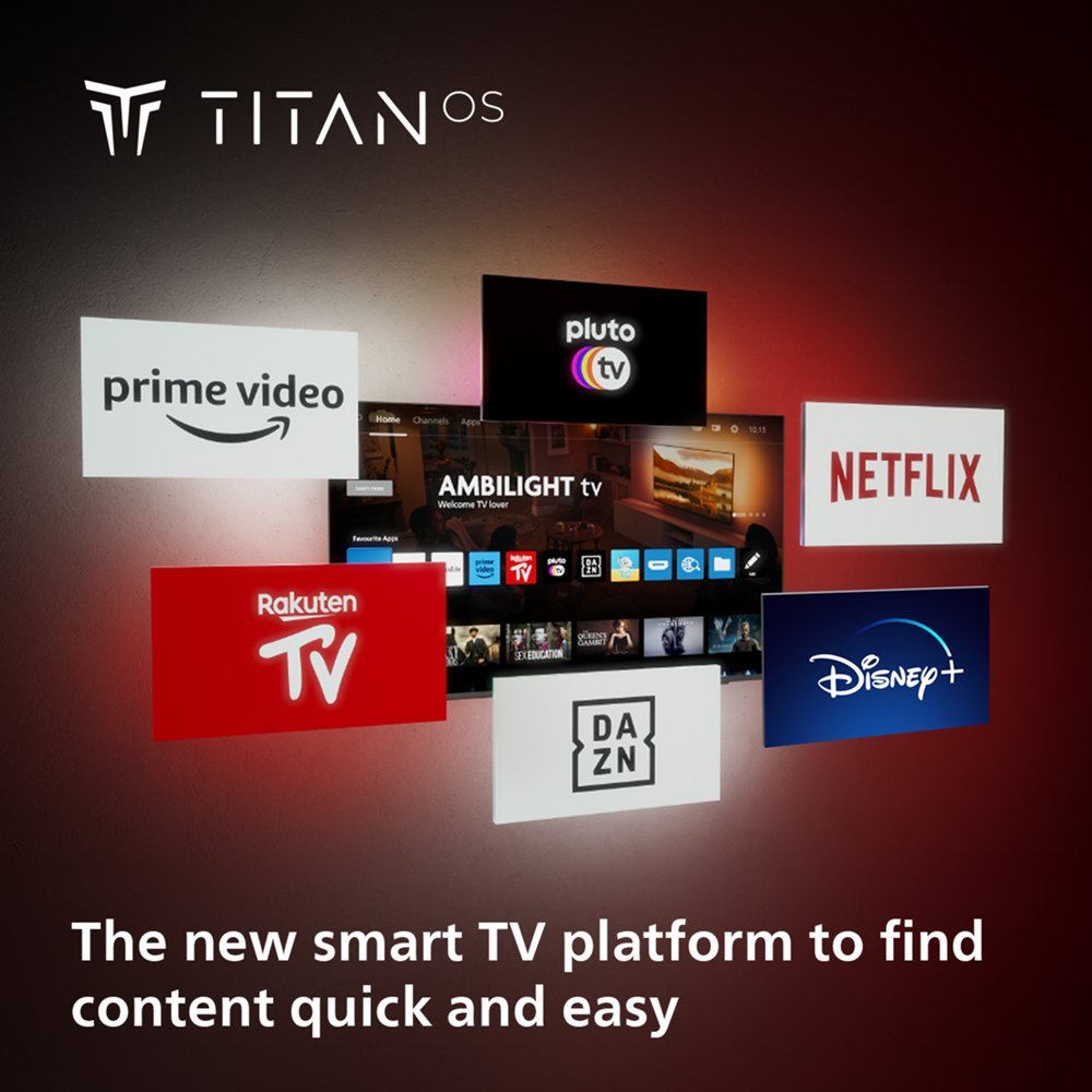 Philips The One 55PUS8949 | 55" 4K Ultra HD LED Ambilight Smart TV | Titan OS | Dolby Vision | AI Sound | 144Hz - Afbeelding 8