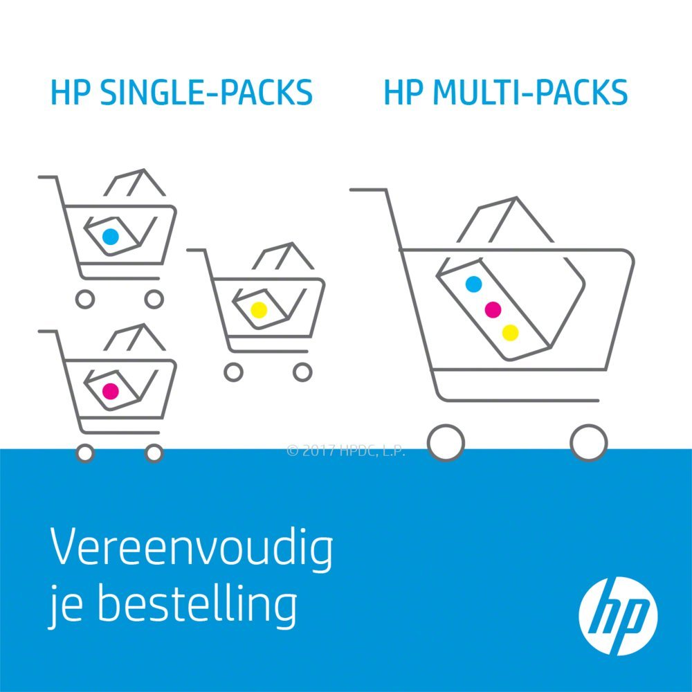 HP 302 | Originele Cyaan/Magenta/Geel Inktcartridge | 1 Stuk - Afbeelding 3