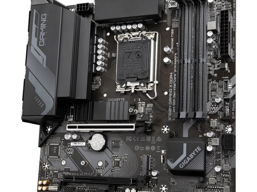 MB Gigabyte B760M GAMING X | Socket LGA 1700 | Intel B760 | 4xDDR4 | Micro-ATX | Moederbord