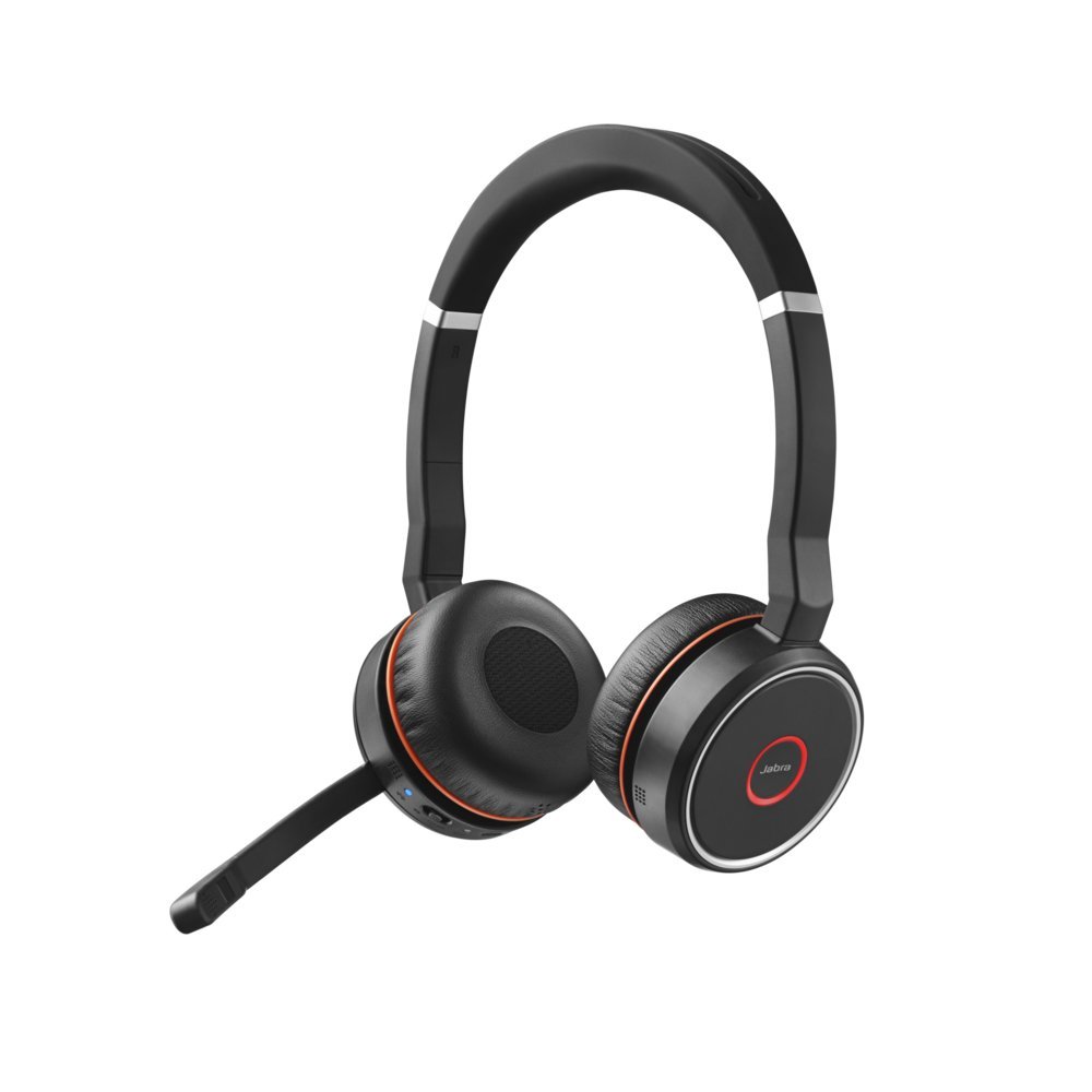 Jabra Evolve 75 | Draadloze On-ear Headset met ANC | USB Receiver | Oplaadstation | Zwart - Afbeelding 3