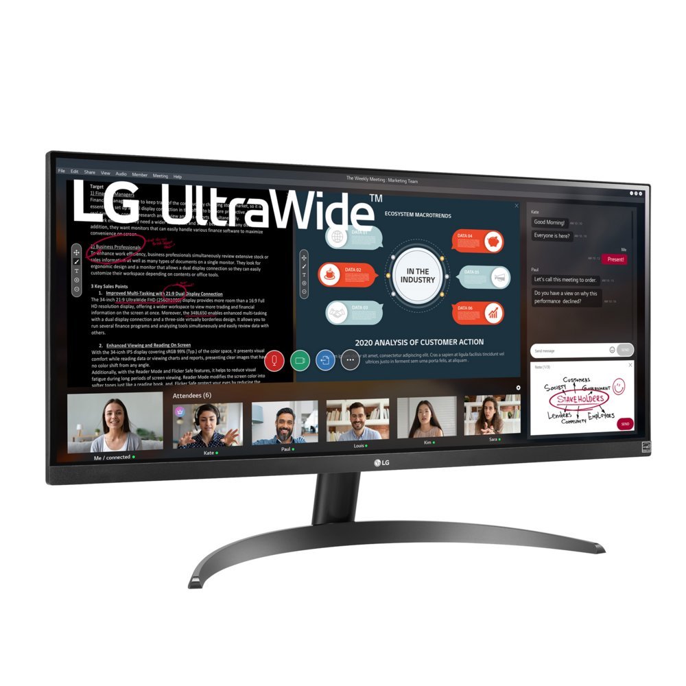 LG 29WP500-B 29" | 2560x1080 IPS | 75Hz | Ultrawide Monitor - Afbeelding 4