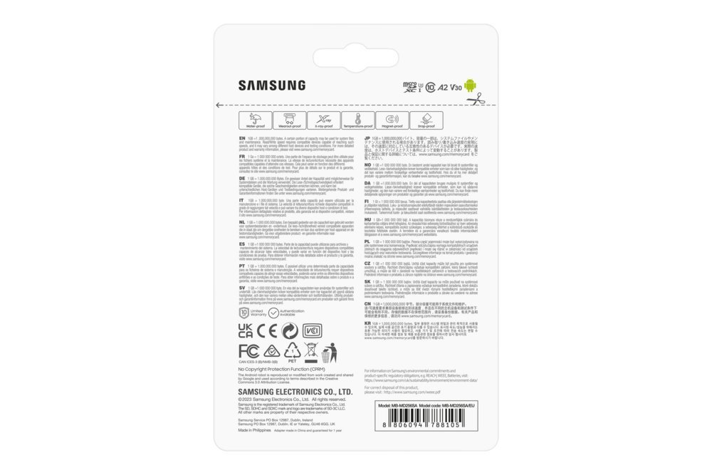 Samsung PRO Plus | MicroSDXC | 256GB | Class 10 | UHS-I U3 - Afbeelding 10