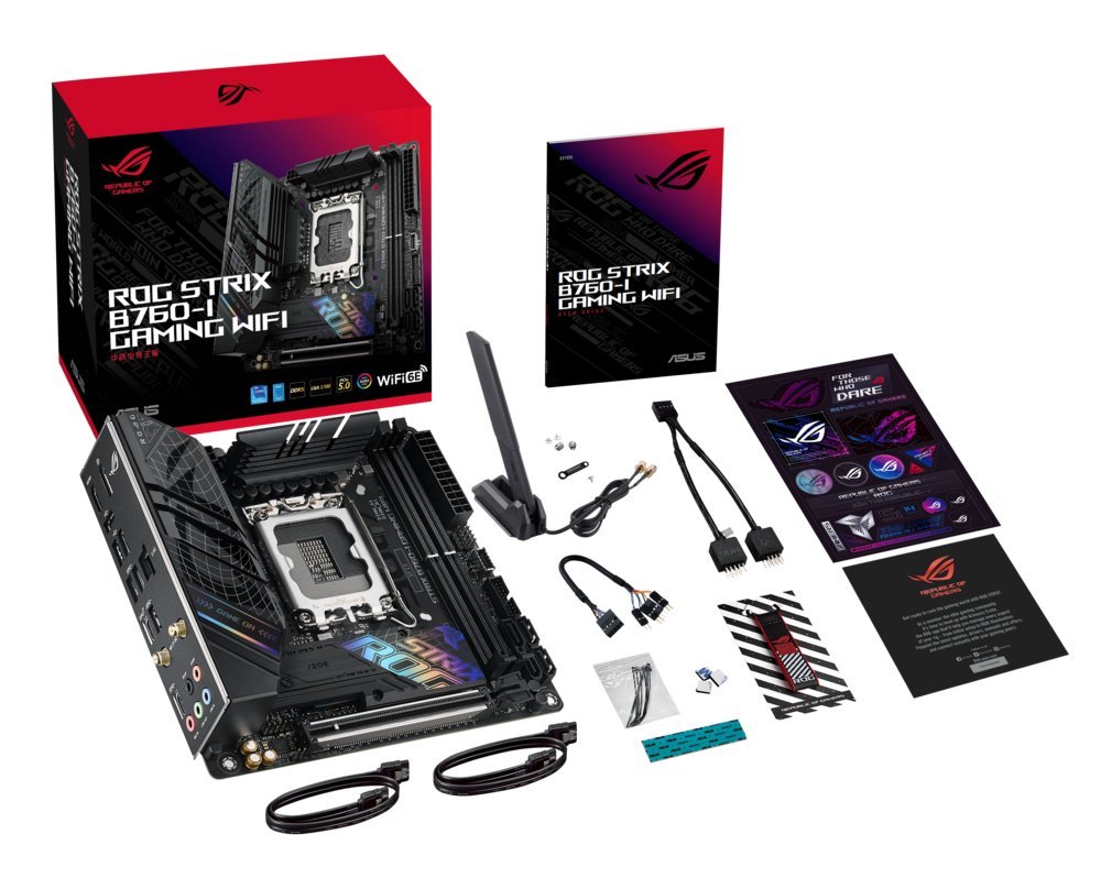 ASUS ROG STRIX B760-I GAMING WIFI | Socket LGA 1700 | Intel B760 | 2xDDR5 | Mini-ITX | Moederbord - Afbeelding 14