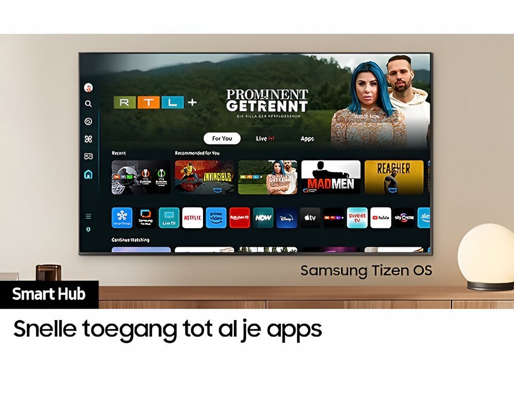 Samsung QE55QN88DBT | 55'' Ultra HD 4K | Neo QLED Smart TV met Tizen & HDR10+ | Local Dimming | Wifi | 100Hz - Afbeelding 8