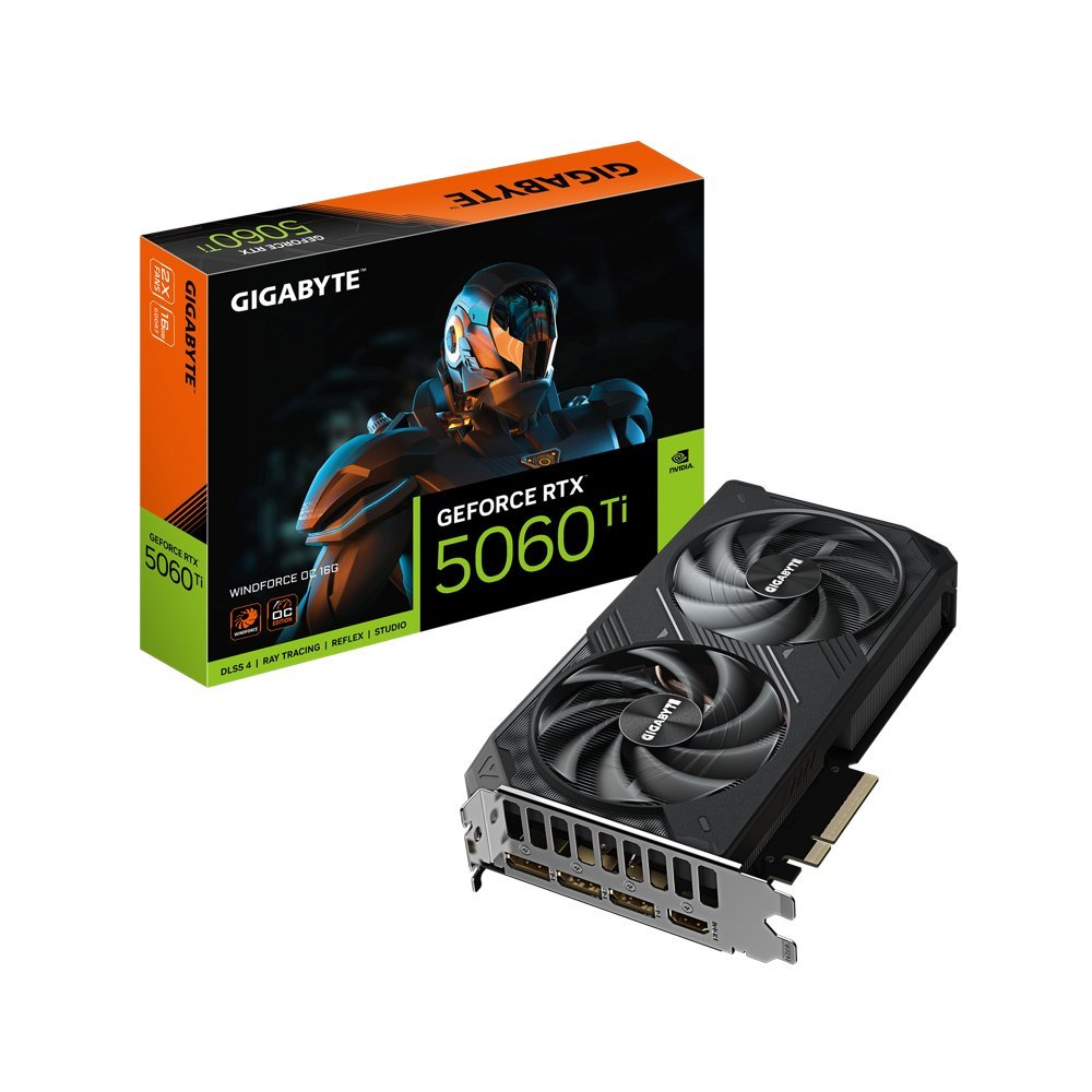 GIGABYTE GeForce RTX 5060 Ti WINDFORCE OC | 16GB GDDR7 | DLSS 4 | Videokaart | Nvidia GPU - Afbeelding 3