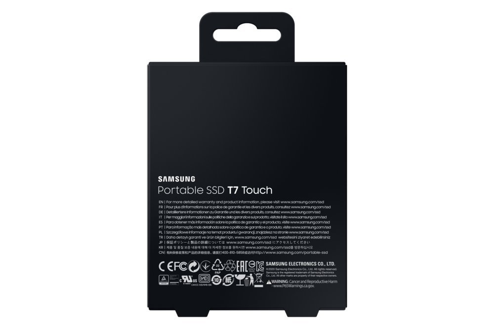 Samsung T7 Touch | Externe SSD | 1TB | USB 3.2 Gen2 | 1050 MB/s | Wachtwoordbeveiliging | Zwart | Compact en Veilig - Afbeelding 16