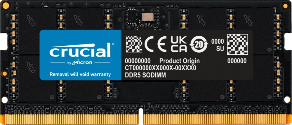Crucial | 1x32GB DDR5 | 4800MHz | SODIMM | CL40 | Geheugenmodule | RAM