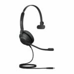 Jabra Evolve2 30 MS | Mono Bedrade On-Ear Headset USB-C | Zwart
