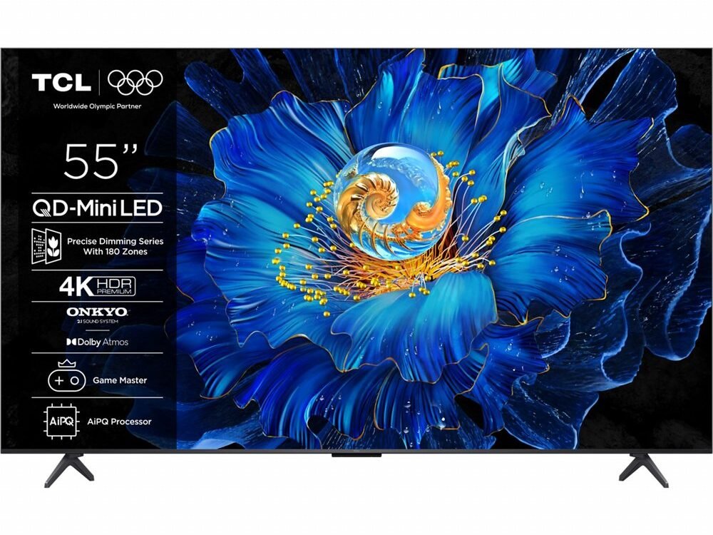 TCL 55C6KS | 55" 4K Ultra HD QD-Mini LED Smart TV | Google TV | Dolby Vision | 120Hz (2025)
