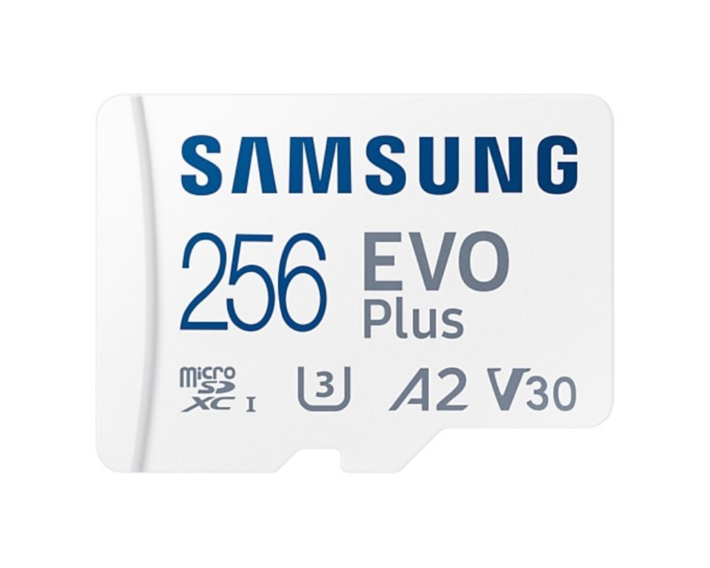 Samsung EVO Plus | MicroSDXC | 256GB | Class 10 | UHS-I U3