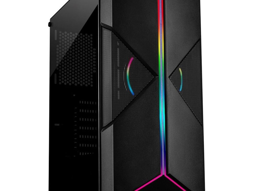 Inter-Tech IT-3306 CAVY RGB | Tower Case | Zwart