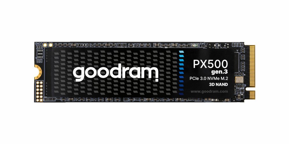Goodram PX500 | 512GB NVMe SSD | M.2 Gen3 | 3.200MB/s Lezen | 2.400MB/s Schrijven