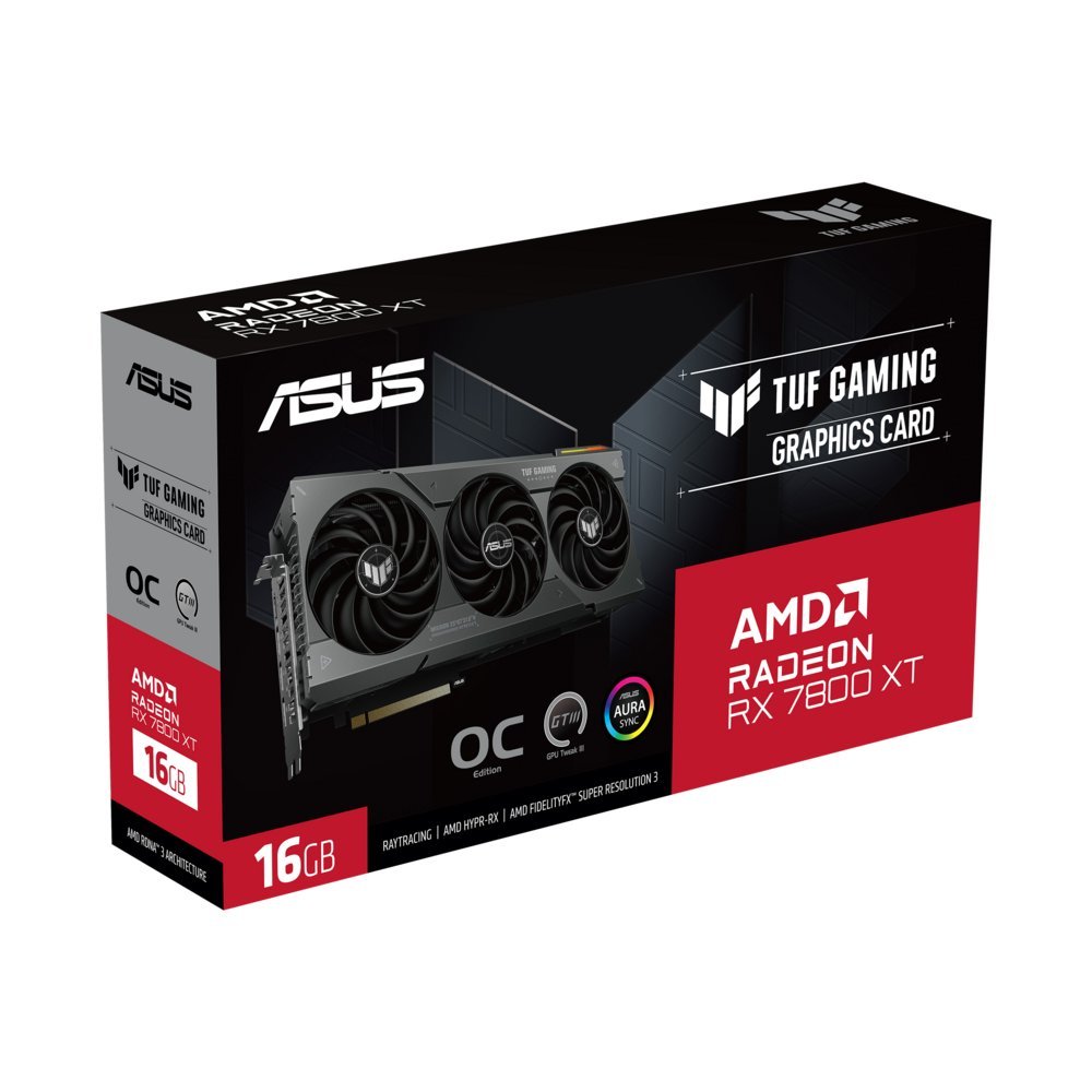 ASUS TUF Gaming Radeon RX 7800 XT OC Edition | 16GB GDDR6 VRAM | Videokaart | GPU | AMD - Afbeelding 16