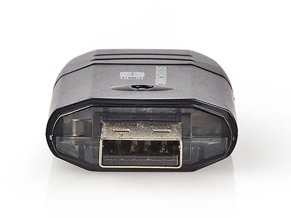 Nedis CRDRU2100BK | Geheugenkaartlezer | USB 2.0 | Zwart