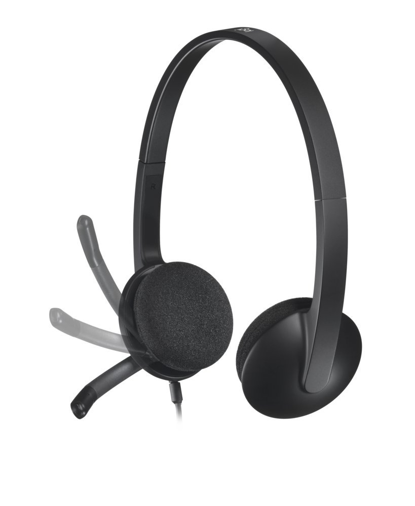 Logitech H340 | Bedrade On-Ear USB Headset | Zwart - Afbeelding 4