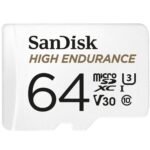 SanDisk High Endurance | MicroSDXC | 64GB | Class 10 | UHS-I U3