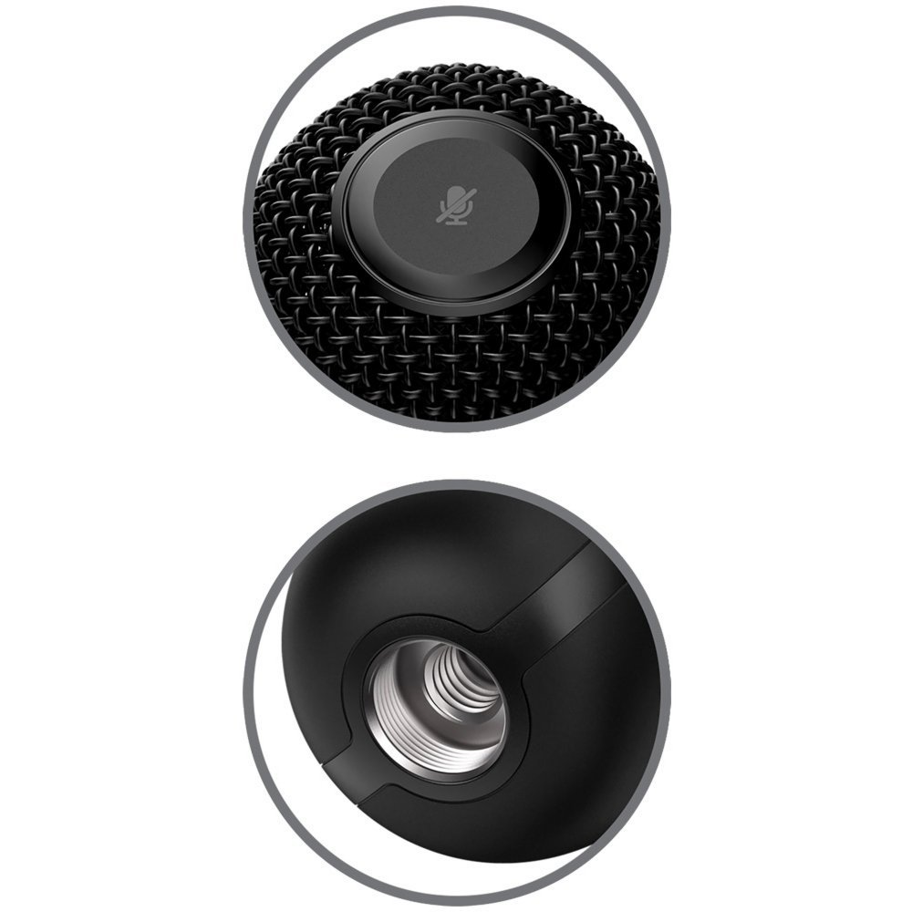 HyperX SoloCast | USB Condensator Gaming Microfoon | 24-bit/96kHz | Tap-to-Mute | Cardioïde | Zwart - Afbeelding 8