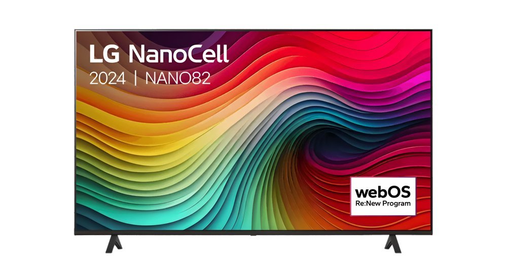 LG NanoCell 65NANO82T6B 65" | 4K Ultra HD Smart TV met NanoCell Technologie | WebOS + Wifi | Levendige HDR10 Beelden & AI Sound | 60Hz | Stijlvol en Snel