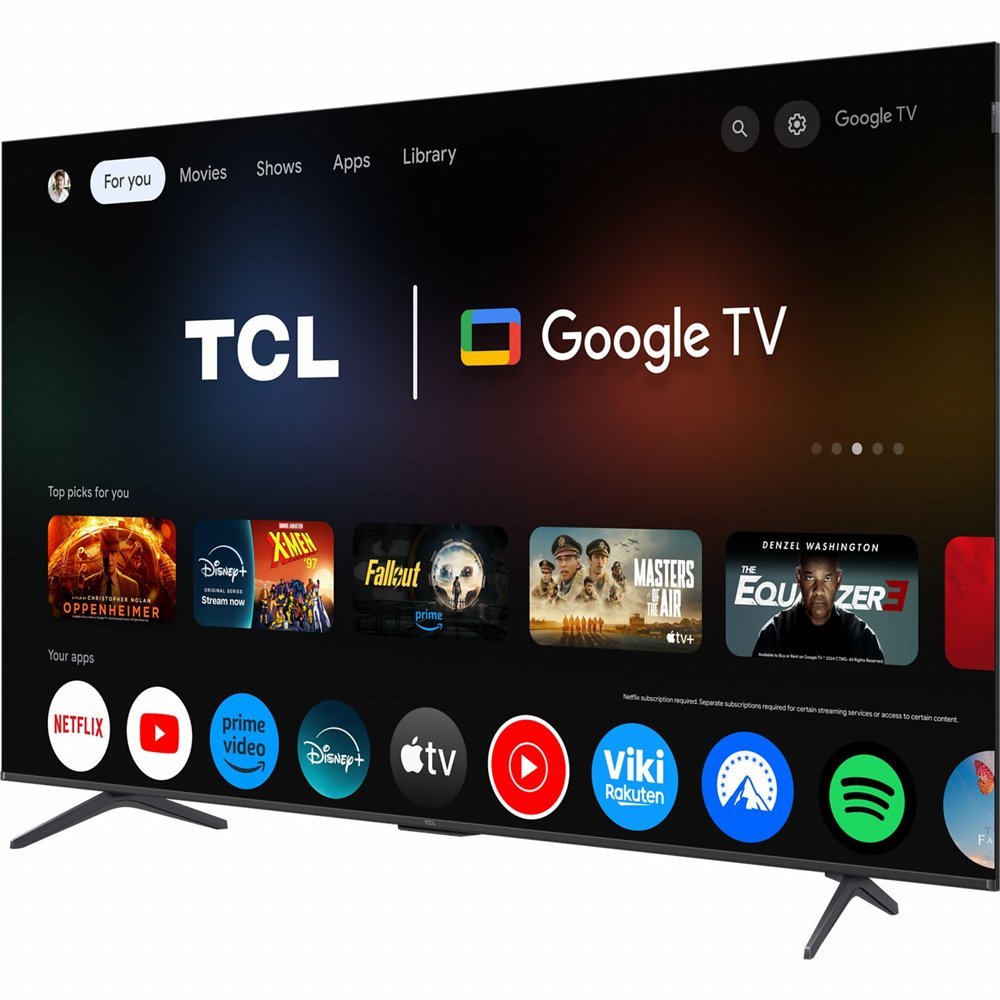 TCL 75P8K | 75" 4K Ultra HD QLED Smart TV | Google TV | Quantum Dot | Dolby Vision | 120Hz (2025) - Afbeelding 3