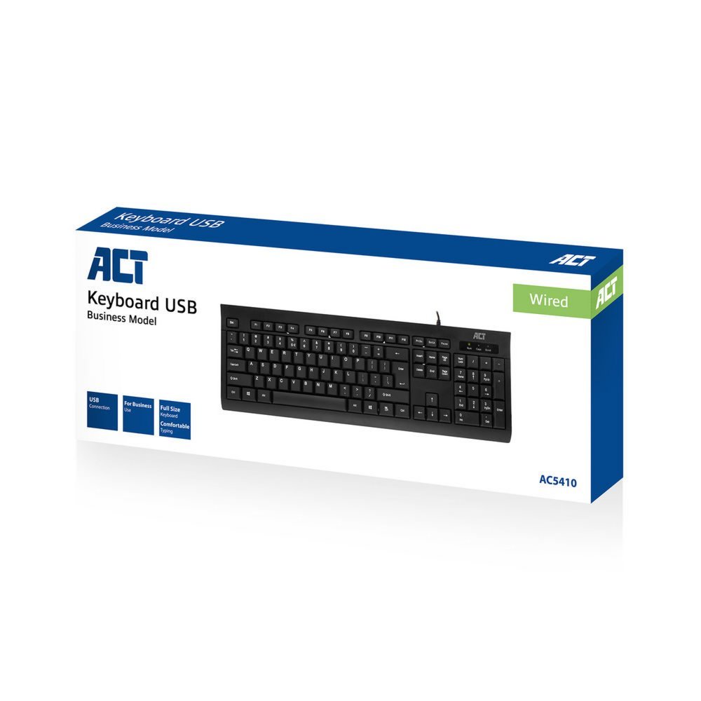 ACT AC5410 | Zakelijk Toetsenbord | QWERTY - Afbeelding 3