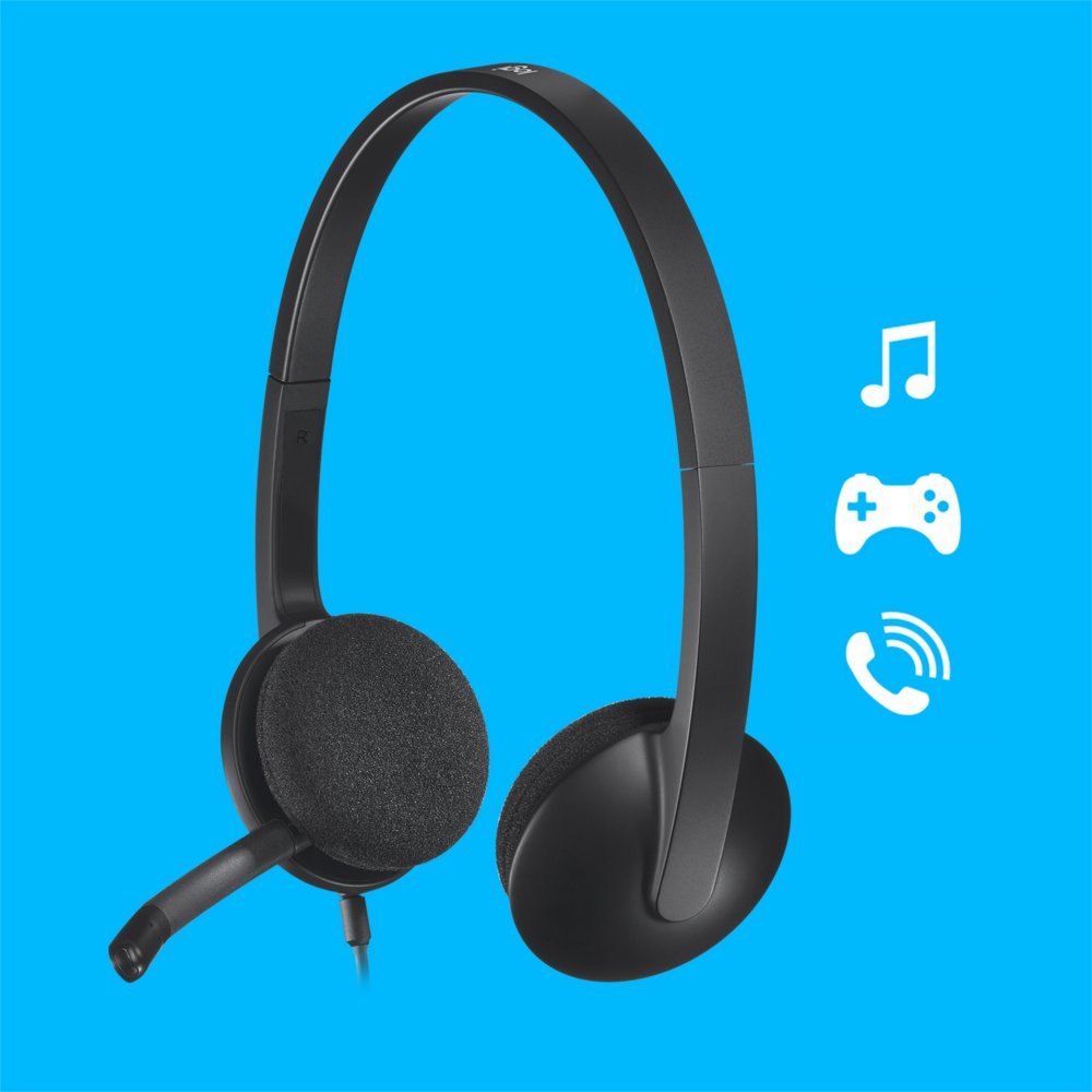 Logitech H340 | Bedrade On-Ear USB Headset | Zwart - Afbeelding 13